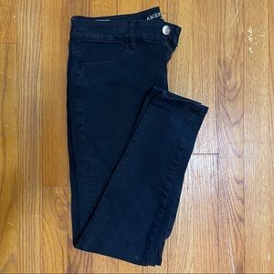 Black American Eagle Skinny Jeans